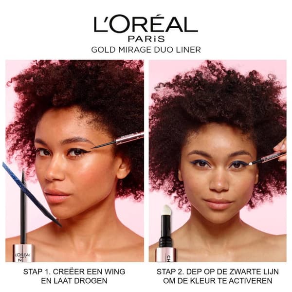 L'Oreal Gold Mirage Chameleon Duo Eyeliner-Sapphire Light
