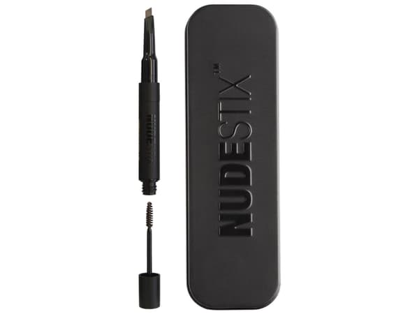 Nudestix NUDESTIX_Eyebrow Stylus 2in1 kulmakarvojen kiinnityskynä Ruskea 0.2g + 2.4ml