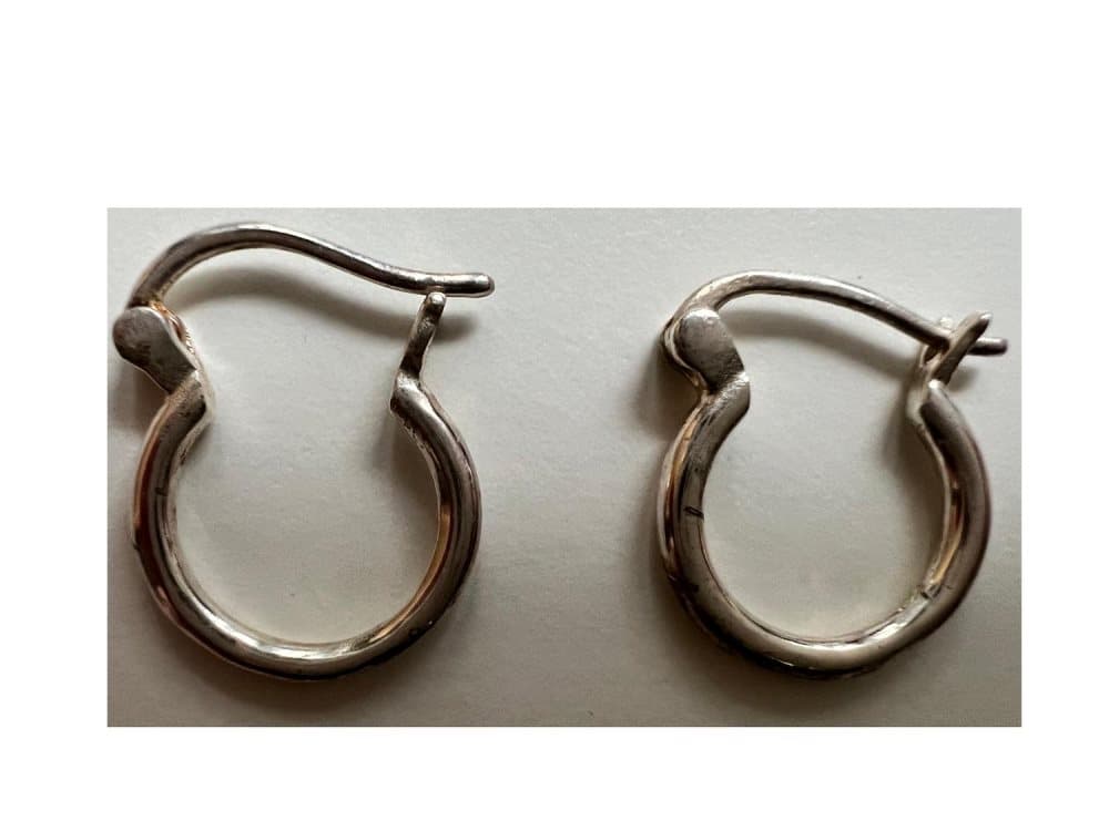 15 mm Creoler Örhängen i Äkta Silver