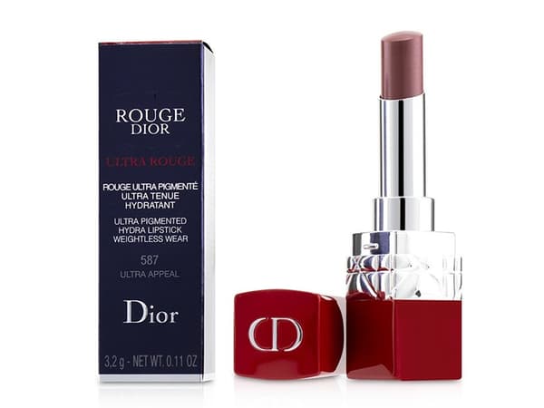Christian Dior, Rouge Dior Ultra Rouge, Cream Lipstick, 587, Ultra Appeal, 3.2 g For Women