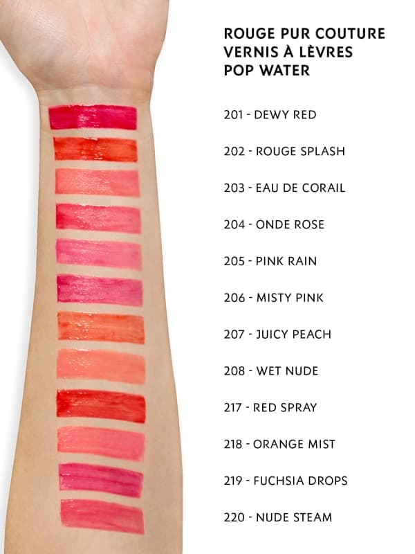 Yves Saint Laurent Rouge Pur Couture Pop Water W 6ml 205 Pink Rain