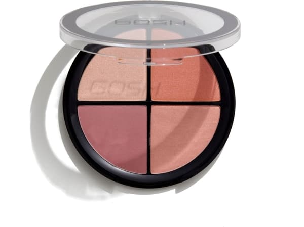 Gosh Gosh, Contour`N Strobe Kit, Highlighter & Blush Palette 2-In-1, 002, Blush, 15 g For Women