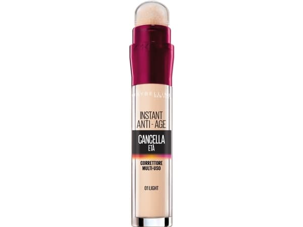 Maybelline Instant Anti-Age Eraser, Lys, Light, Alle hudtyper, Krem, Stang, anti aldring, Anti-skavanker, Motvirker mørke ringer, Motvirker rødhet