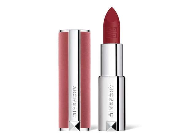 Givenchy Le Rouge Sheer Velvet, Rød, Rouge Grainé, 1 farge, Fuktighetsgivende, Nærende, Utjevnende, Mykgjørende, Kvinner, Velvet