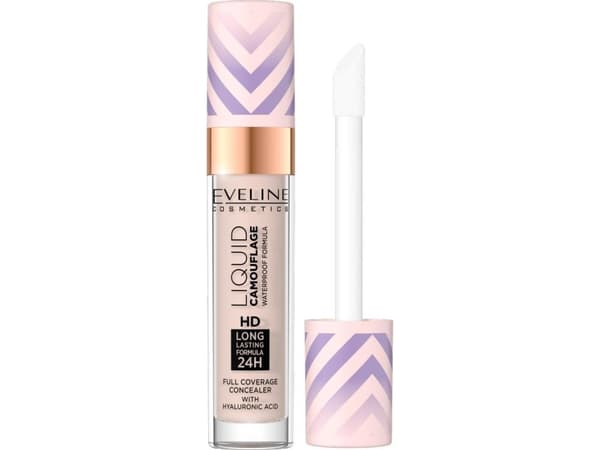 Eveline EVELINE_Liquid Camouflage HD waterproof korektor z kwasem hialuronowym 02 Light Vanilla 7,5ml