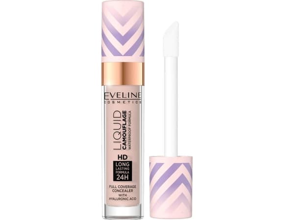 Eveline EVELINE_Liquid Camouflage HD Waterproof Concealer with Hyaluronic Acid 03 Soft Natural 7.5ml