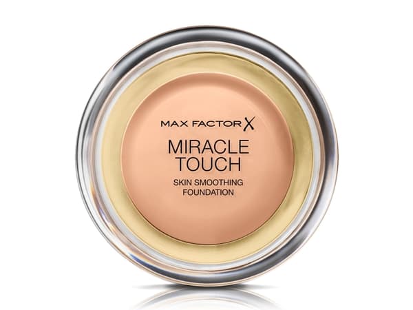 Max Factor Miracle Touch, Burk, Kräm, Beige, Sand, Medium, Ger lyster, Fuktgivande, Utjämnande