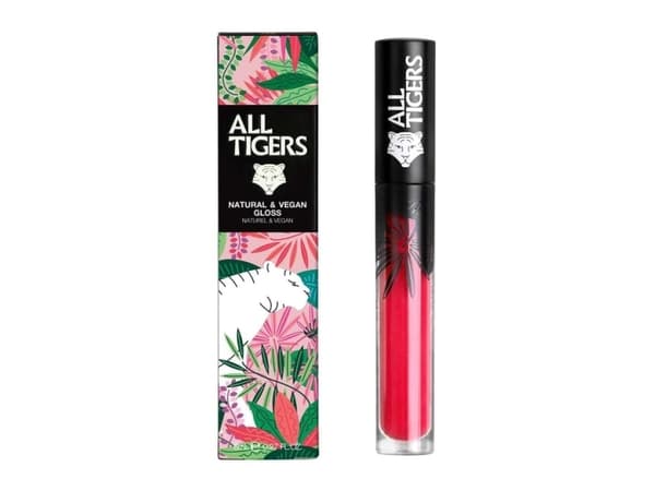 All Tigers Natural &amp; Vegan Gloss 801 Glossy Live With Passion 8ml