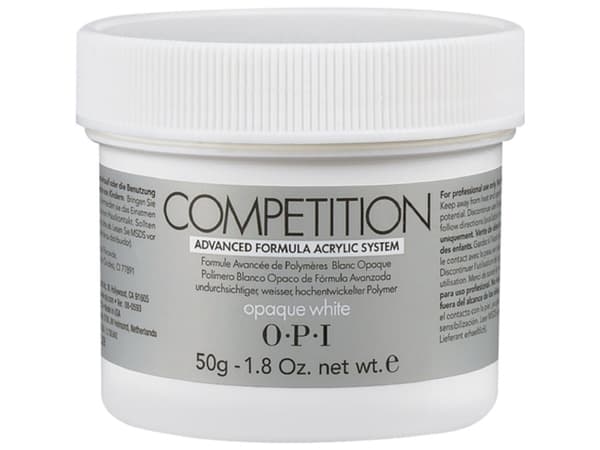 OPI Opi, Competition, Acrylic Nail Powder, Opaque White, 50 g For Women