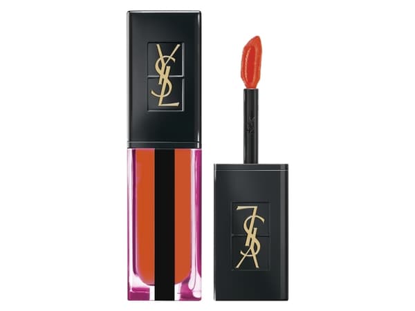 Yves Saint Laurent Yves Saint Laurent, Water Stain, Fresh Glossy Stain, Lip Gloss, 607, Inondation Orange, 5.9 ml For Women