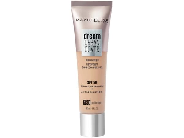 Maybelline Dream Urban Cover Full Coverage Lightweight Protective Make-up SPF50 130 Buff Beige 30 ml