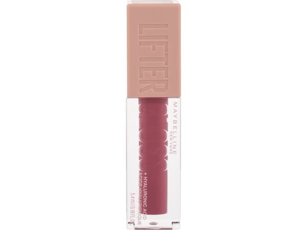Maybelline Lifter Gloss, Rosa, Kronblad, Fuktighet, Plumping, Kvinner, Glans, Hyaluronsyre