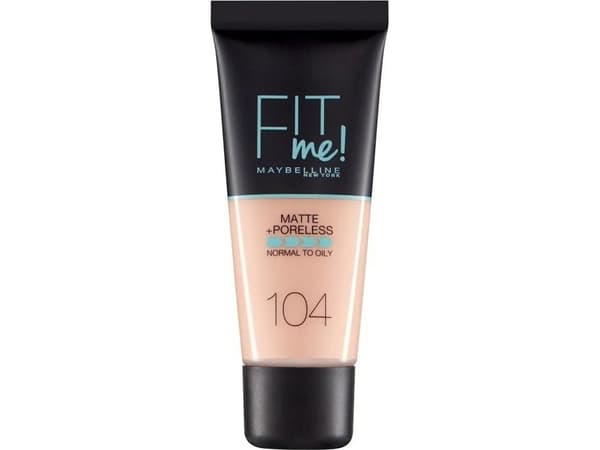 Maybelline Maybelline, Fit Me Matte + Poreless, Liquid Foundation, 104, Soft Ivory, 30 ml For Women