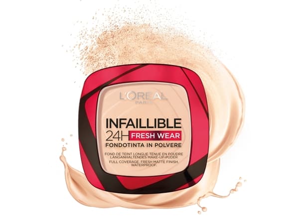 L'Oréal Paris Infaillible 24H Fresh Wear Foundation In A Powder (180 Rose Sand) 9 g
