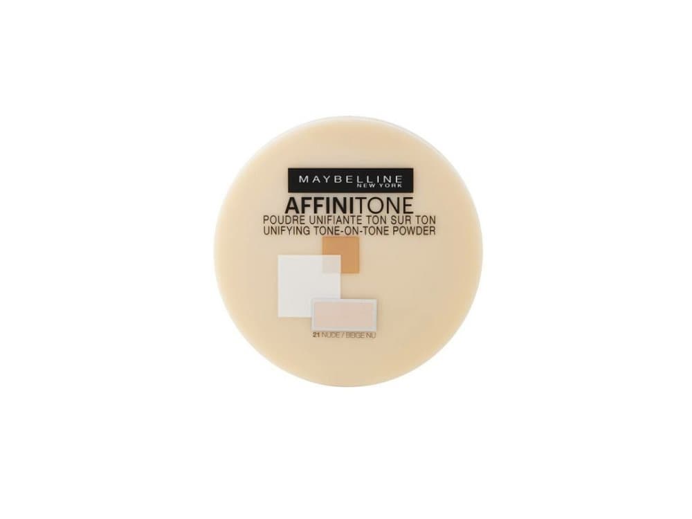 Maybelline Affinitone, Almindelig hud, Medium, Nude, Naturlig, Tone korrektion, Presset pulver, Talc, Synthetic Fluorphilogopite, Magnesium Stearate,
