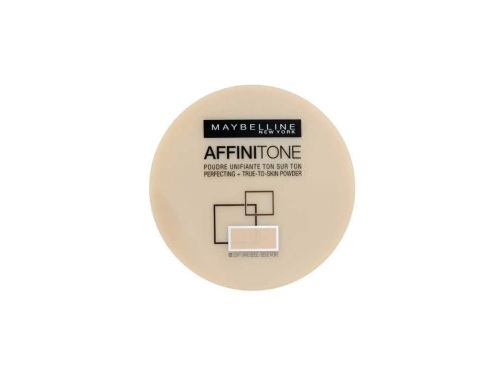 Maybelline Affinitone, Almindelig hud, Lys, Light Sand Beige, Naturlig, Tone korrektion, Presset pulver, Talc, Synthetic Fluorphilogopite, Magnesium