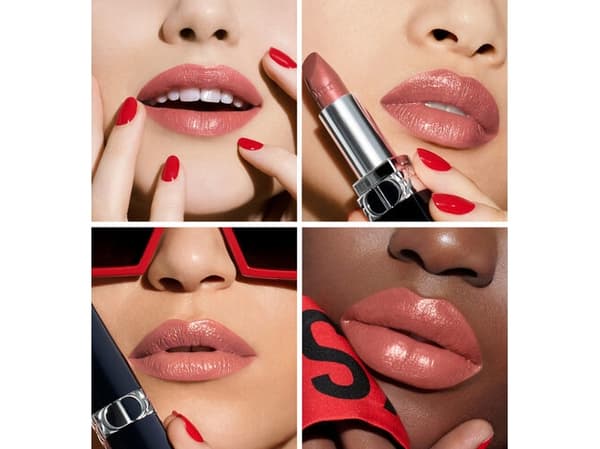 Dior DIOR DIOR ROUGE DIOR METALLIC LIPSTICK 100 NUDE LOOK 3.5g