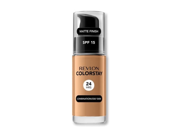 Revlon ColorStay Makeup for Combination/Oily Skin SPF 15, Caramel, Step 1: Shake well Step 2: Apply a small dab to one area at a time, and—this is...