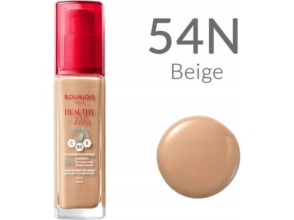 Healthy Mix Clean &amp; Vegan Radiant Foundation (W,30 ml,54N Beige)