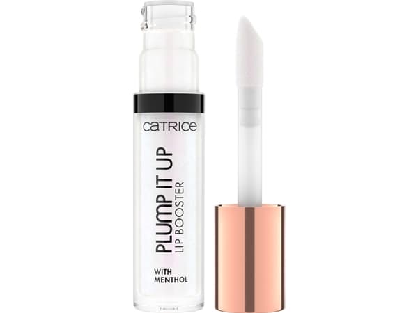 CATRICE Plump It Up Lip Booster, Transparent, Poppin'' Champagne, Färgande, Näringsgivande, Utfyllande, Kvinna, Glansigt, Jojobaolja