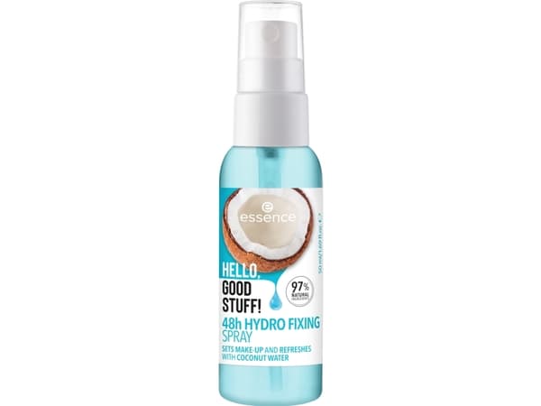 Essence HELLO, GOOD STUFF!, Makeup setting spray, 50 ml, Unisex, Moisturizing, Universal skin, 48 h