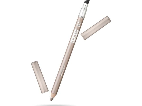 Pupa Pupa, Multiplay, Double-Ended, Eyeshadow & Kajal Eyeliner 2-In-1, 61, Platinum, 1.2 g For Women