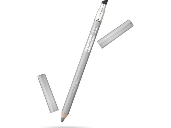 Pupa Pupa, Multiplay, Double-Ended, Eyeshadow & Kajal Eyeliner 2-In-1, 22, Pure Silver, 1.2 g For Women