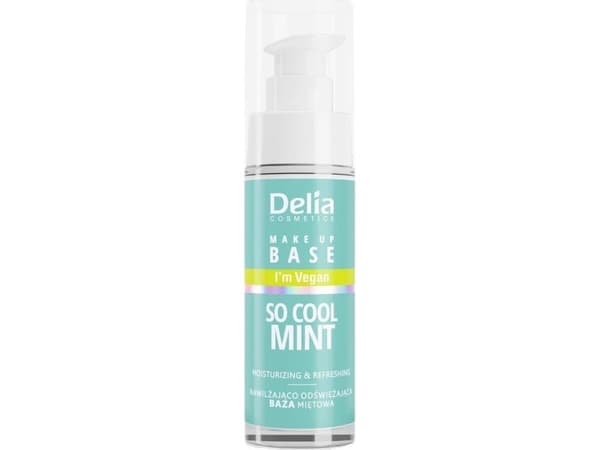 Delia Cosmetics Vegan Fuktighetsgivende og forfriskende Makeup Base So Cool Mint (mint) 30ml
