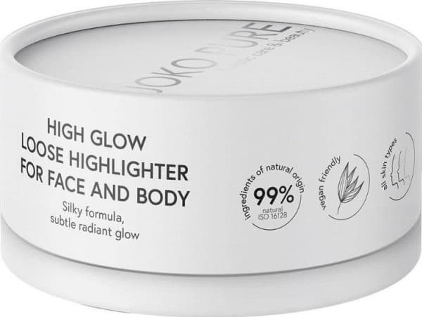 JOKO Pure Holistic Care &amp; Beauty Powdered Highlighter for Face &amp; Body 1kpl