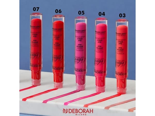 Deborah, Fluid Velvet, Matte, Liquid Lipstick, 04, Shocking Fuchsia, 4.5 g
