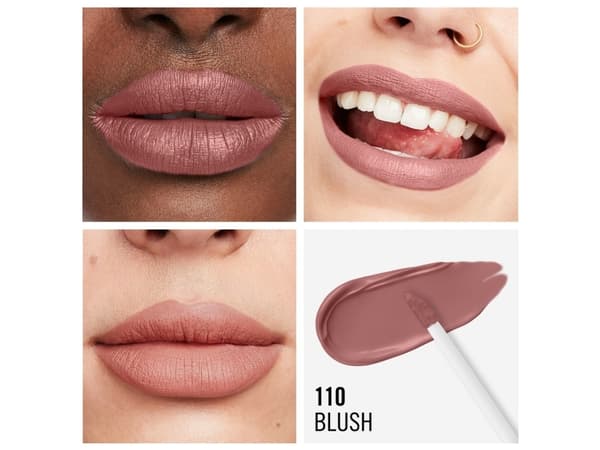 Lasting Mega Matte Liquid Lip Colour (W,7.4 ml,Blush)
