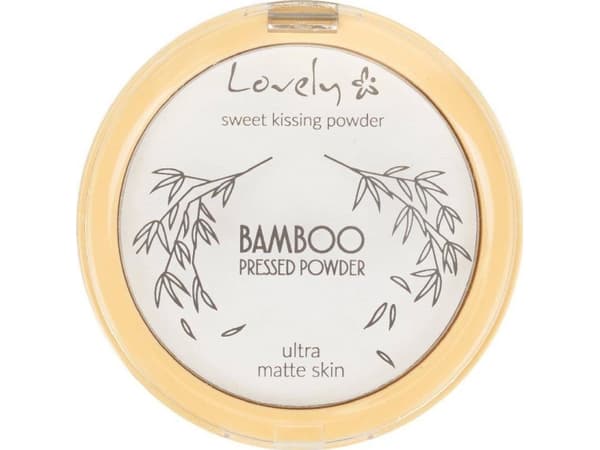Lovely Bamboo Pressed Powder läpinäkyvä mattapintainen painettu kasvopuuteri 10g