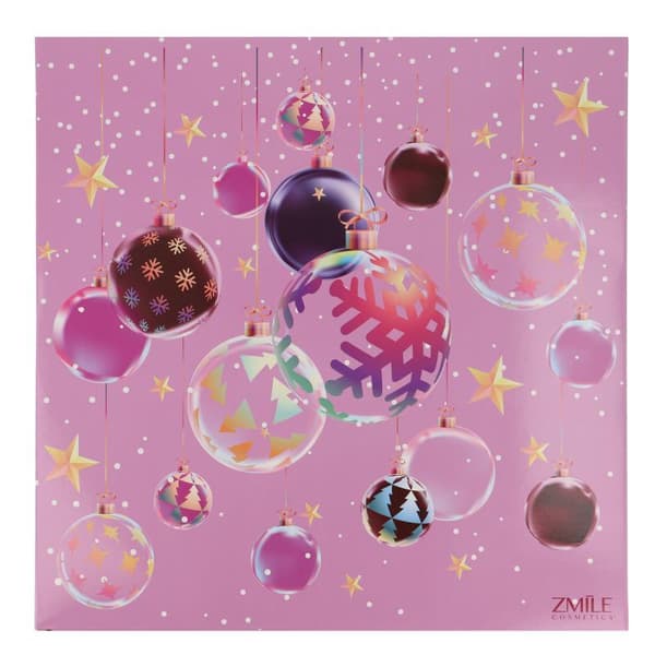 Zmile Cosmetics Advent Calendar 24 Windows Square '3D Christmas balls'