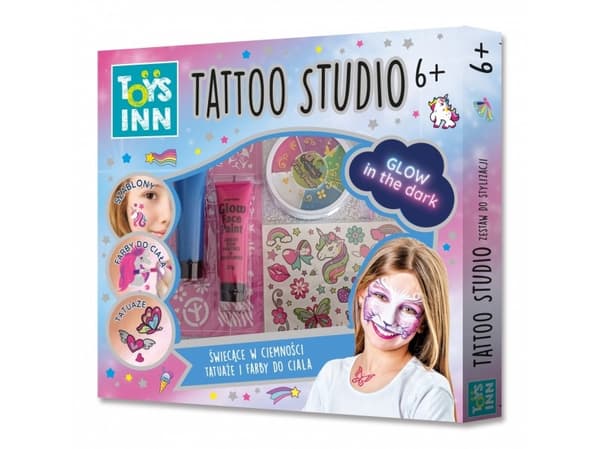 Tatoveringsstudiosett Tatoveringer og ansiktsmaling