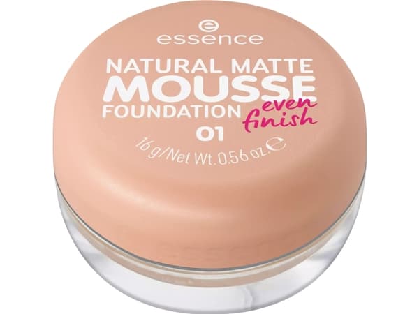 Essence Essence Natural Matte Mousse Foundation 01 16g