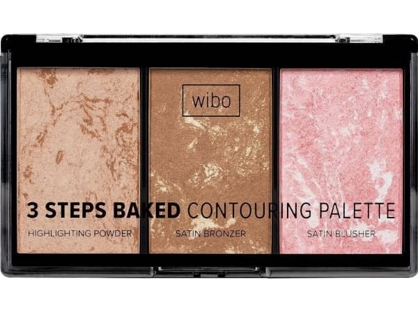 WIBO_3 Steps Baked Contouring Palette face contouring palette 10g