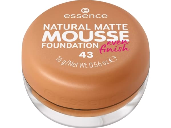 Essence 939441, Burk, Mousse, Normal hud, Fet hud, Beige, Matt, 16 g