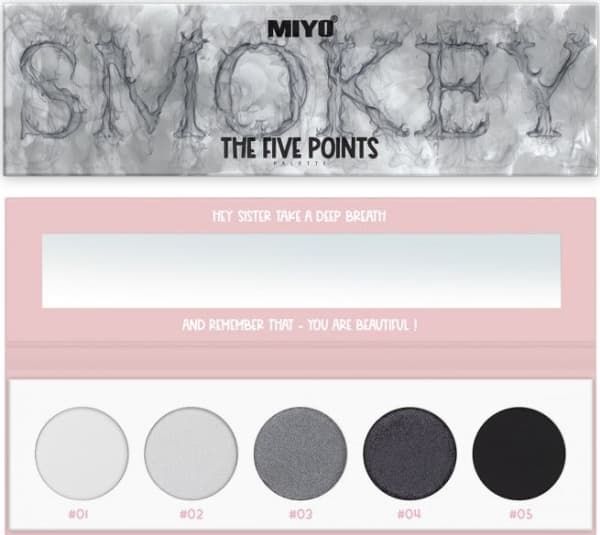 Miyo MIYO paleta cieni Five Points 02 SMOKEY