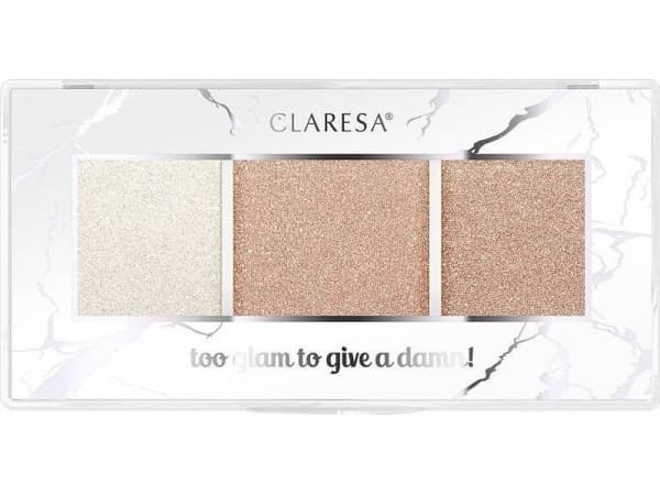 CLARESA_Too Glam To Give A Damn highlighter-palett 11 Rosy Glow 12,5g