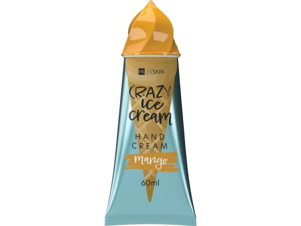 HISKIN_Crazy Ice Cream Handkräm Creme do rąk Mango 60ml