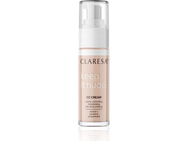 CLARESA_Keep In Nude CC Cream to even out skin tone 103 Cool Medium 33g