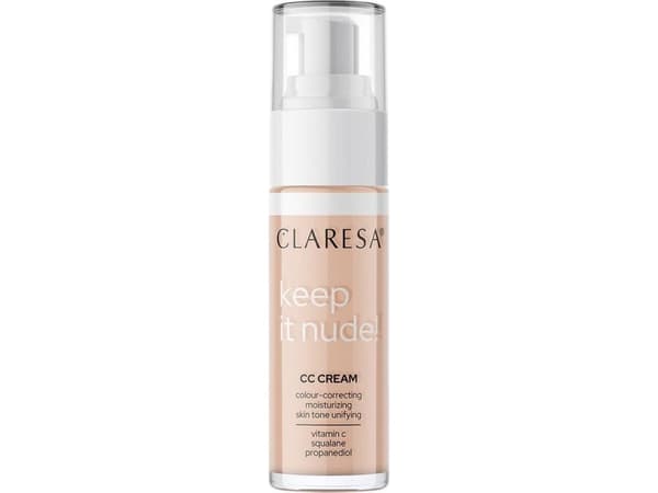 CLARESA_Keep It Nude CC Cream Creme tasoittaa ihon sävyä 104 Nude 33g