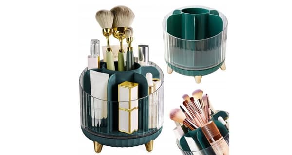 Elegant Organisator - Håll Kosmetik, Smycken och Borstar i Perfekt Ordning