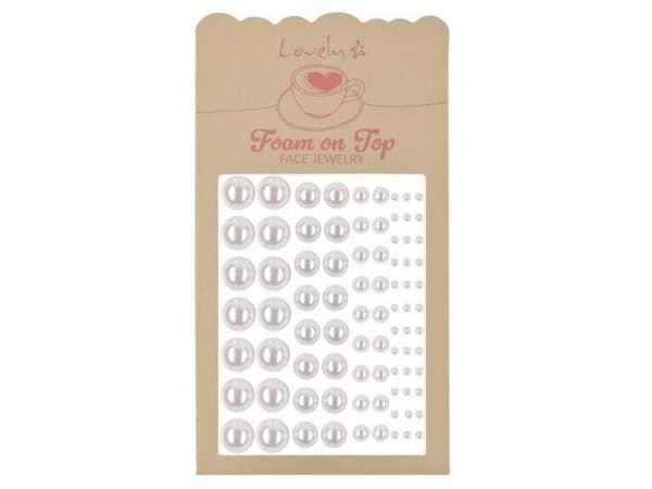 LOVELY_Foam On Top Face Jewelry self-adhesive face pearls