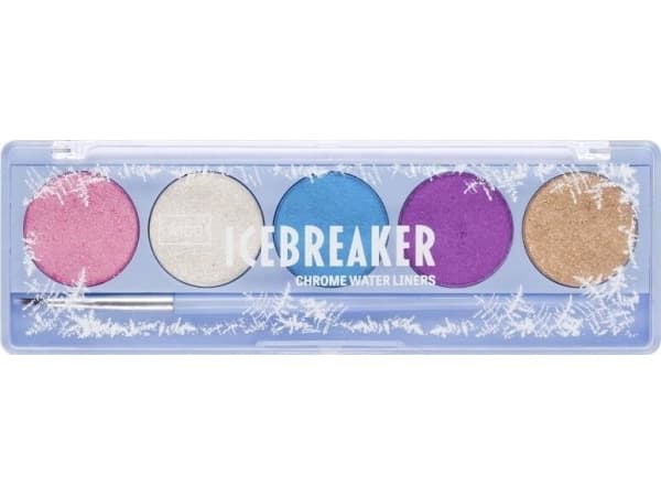 WIBO_Icebreaker Chrome Water Liners palett med 5 metalliske eyeliners 5g