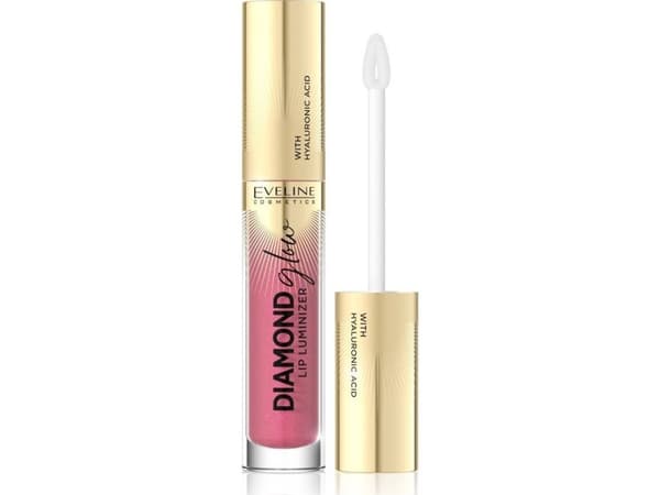 Eveline Diamond Glow Lip Luminizer Lip Gloss with Hyaluronic Acid No. 09 4.5ml