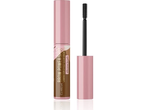 Claresa CLARESA läpinäkyvä kulmien muotoilugeeli kofeiinilla Brow Power Shot - laminoiva vaikutus 8g