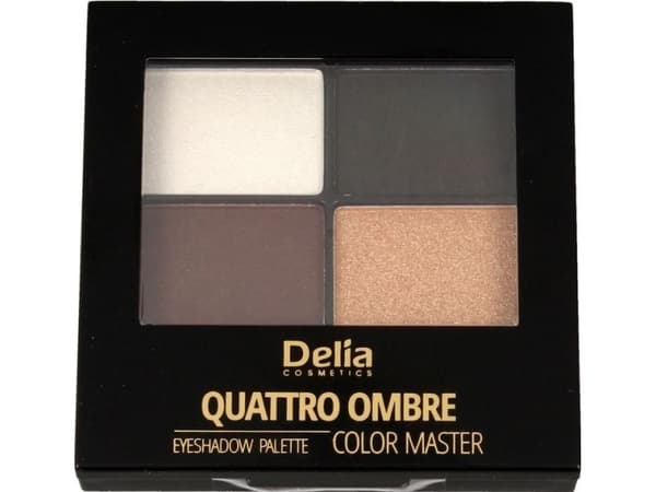 Delia Delia Cosmetics Color Master Eye Shadow Quattro Ombre nr. 404 Golden 1pakk