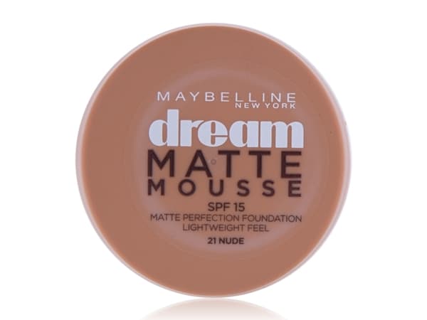 Maybelline Dream Matte Mousse - 21 nude - Foundation, Burk, Kräm, Beige, Beige Doré, Blandhy, Normal hud, Fet hud, Matt