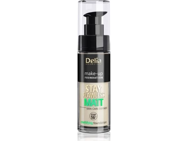 DELIA*Stay Flawless MATT 401 ivory foundation 30ml